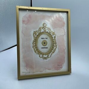 Vintage” Press for Champagne signed for Jillian Harris 5629/10000.